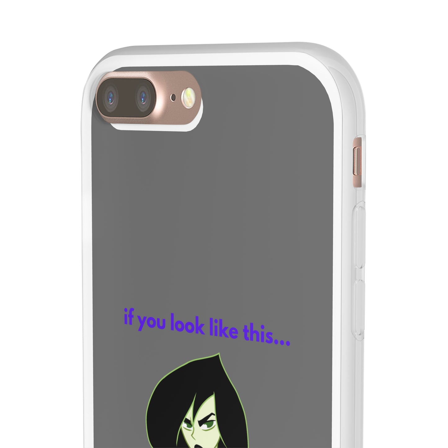 "If you look like this..." High Quality Phone Case