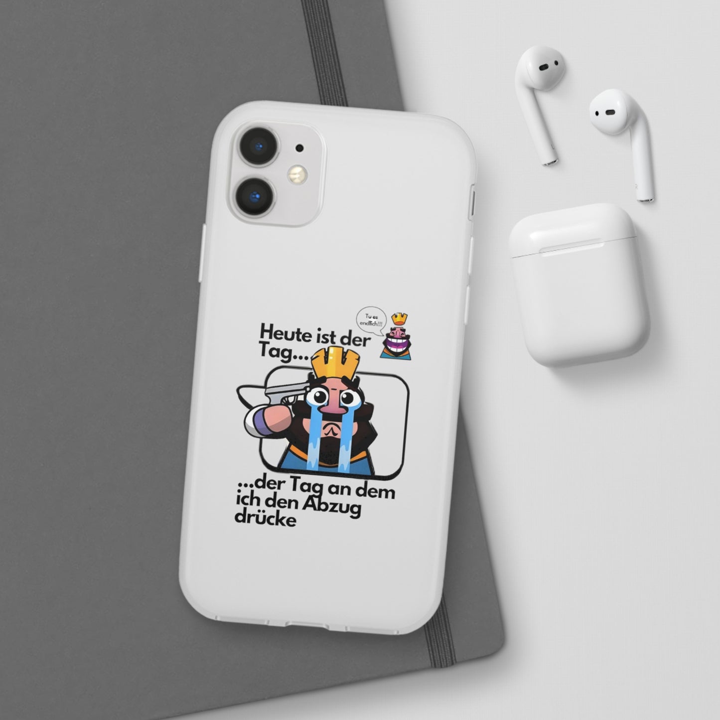 "Heute ist der Tag ... der Tag an dem ich den Abzug drücke" High Quality Phone Case