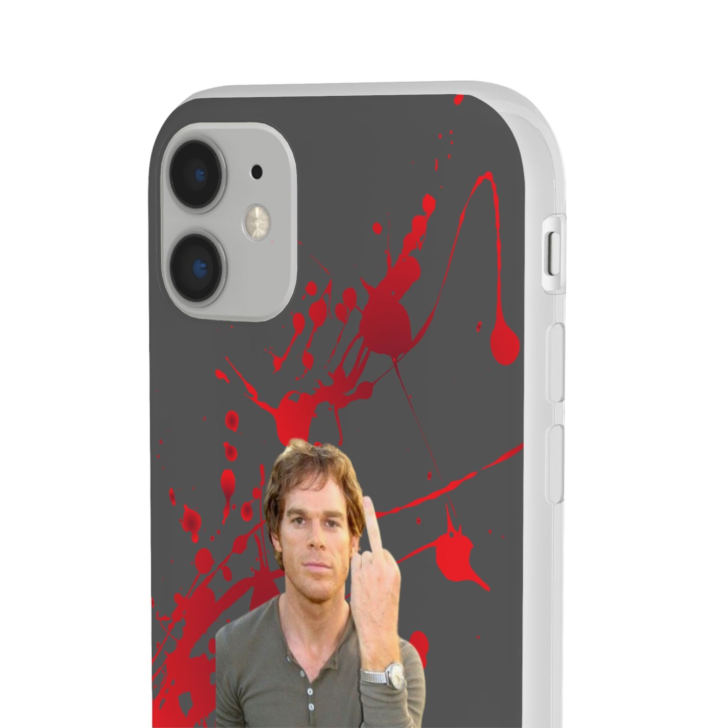 Dexter Middle Finger High Quality Phone Case