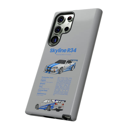 "Skyline R34" Premium Quality Phone Case