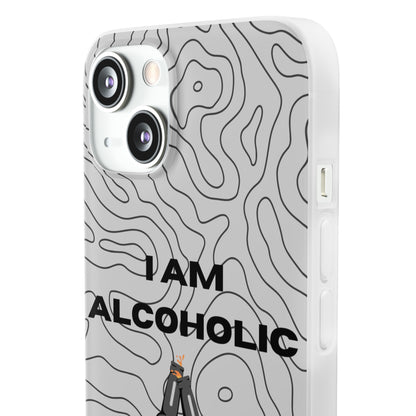 "I am alcoholic" High Quality Phone Case