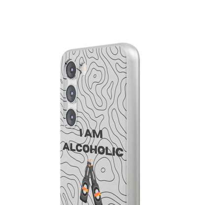 "I am alcoholic" High Quality Phone Case