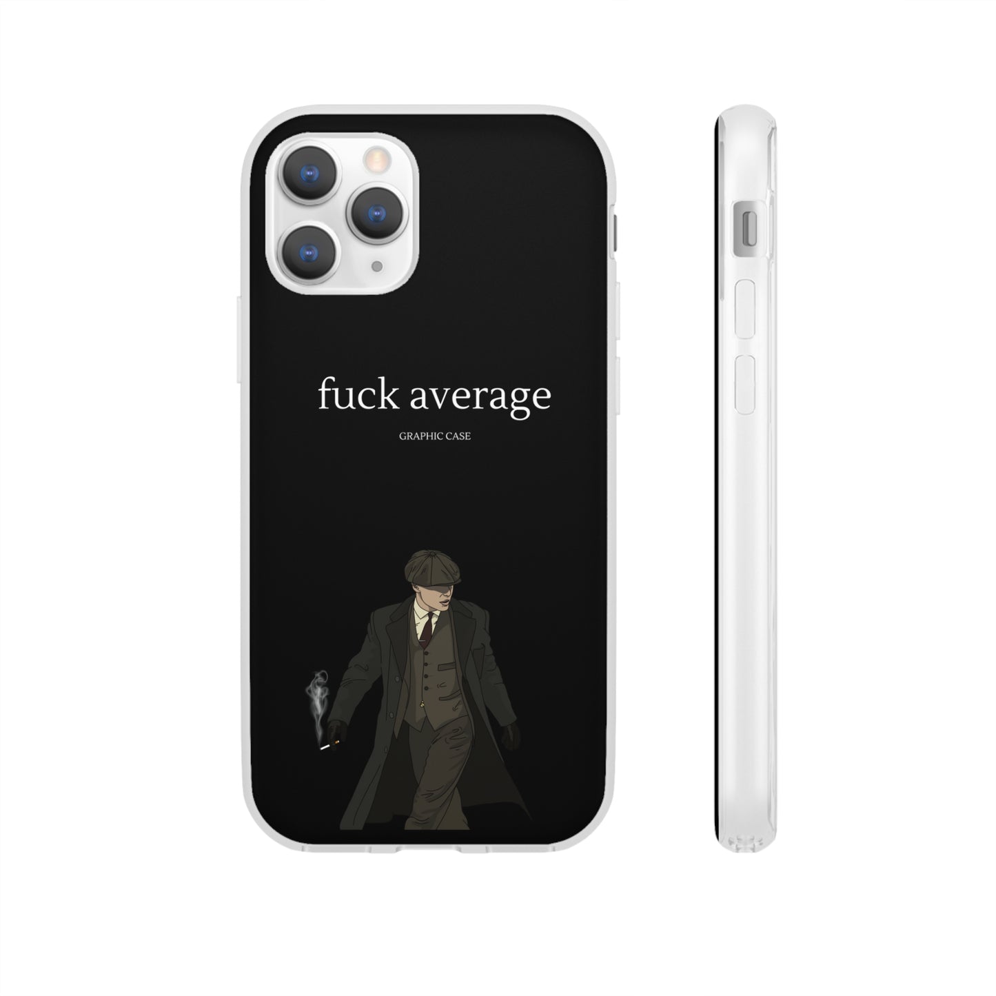 "fuck average" High Quality Phone Case