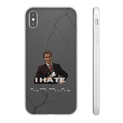 "I hate -. .. --. --. . .-. ... " High Quality Phone Case