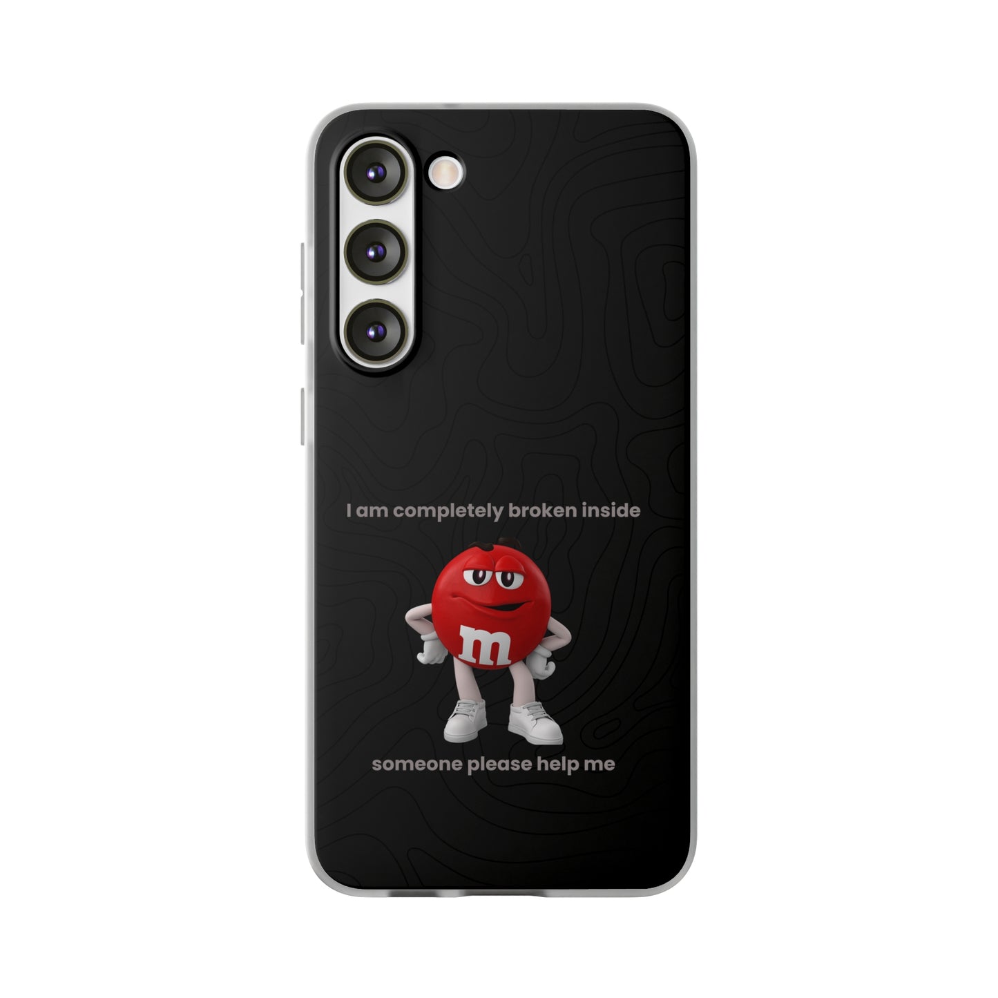 "I am completely broken inside" High Quality Phone Case