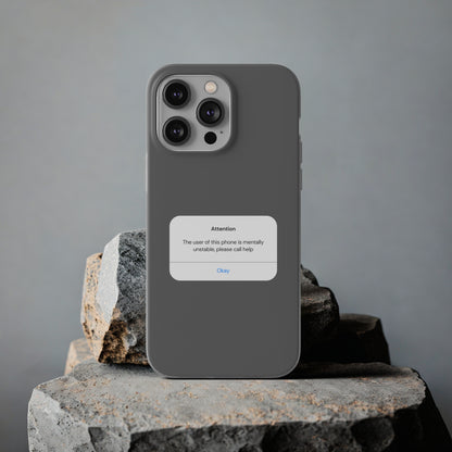 "Attention Notification" High Quality Phone Case