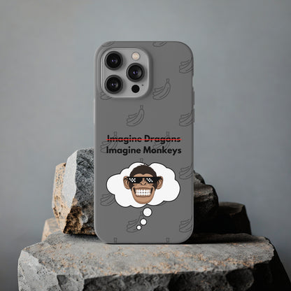 "Imagine Monkeys" High Quality Phone Case