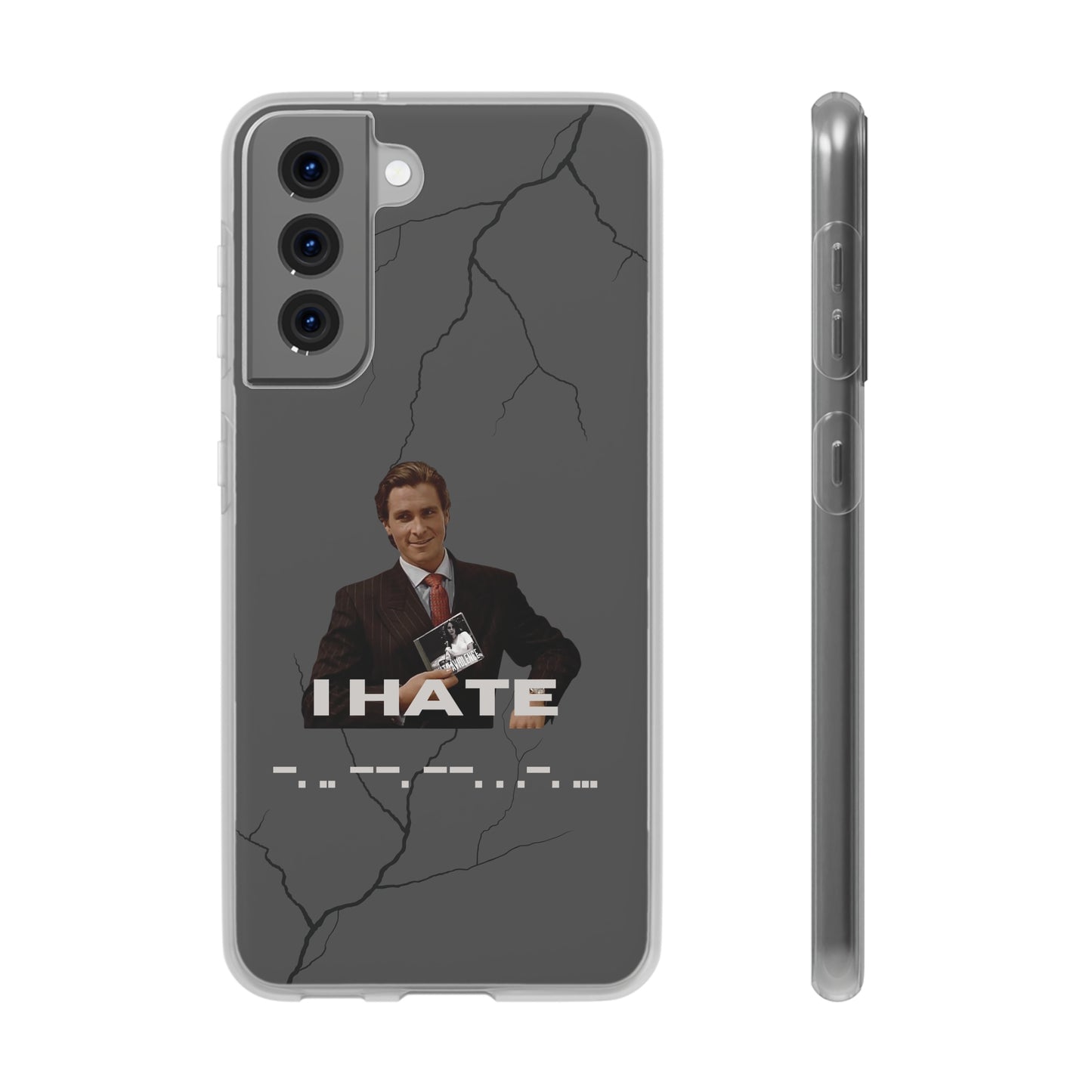 "I hate -. .. --. --. . .-. ... " High Quality Phone Case