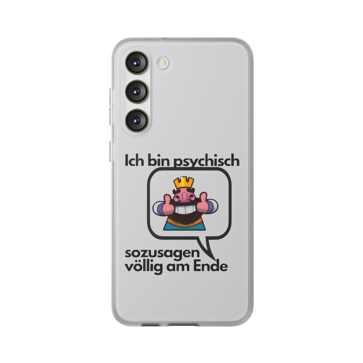 "Ich bin psychisch sozusagen völlig am Ende" High Quality Phone Case