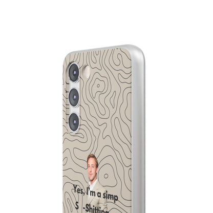 "Yes, I'm a simp" High Quality Phone Case