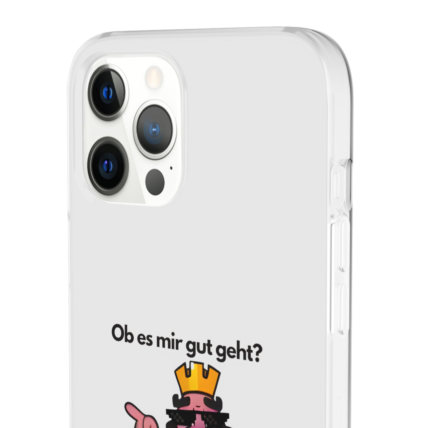 "Ob es mir gut geht? Natürlich... nicht" High Quality Phone Case