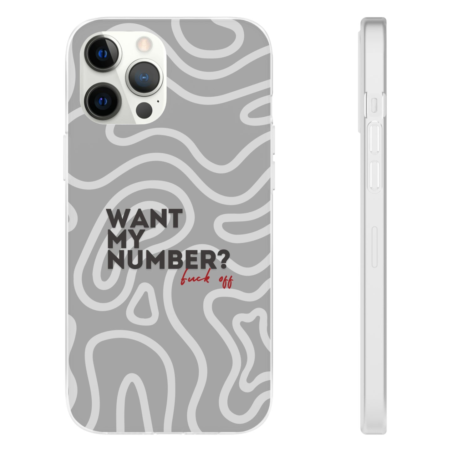 "Want my number?" High Quality Phone Case