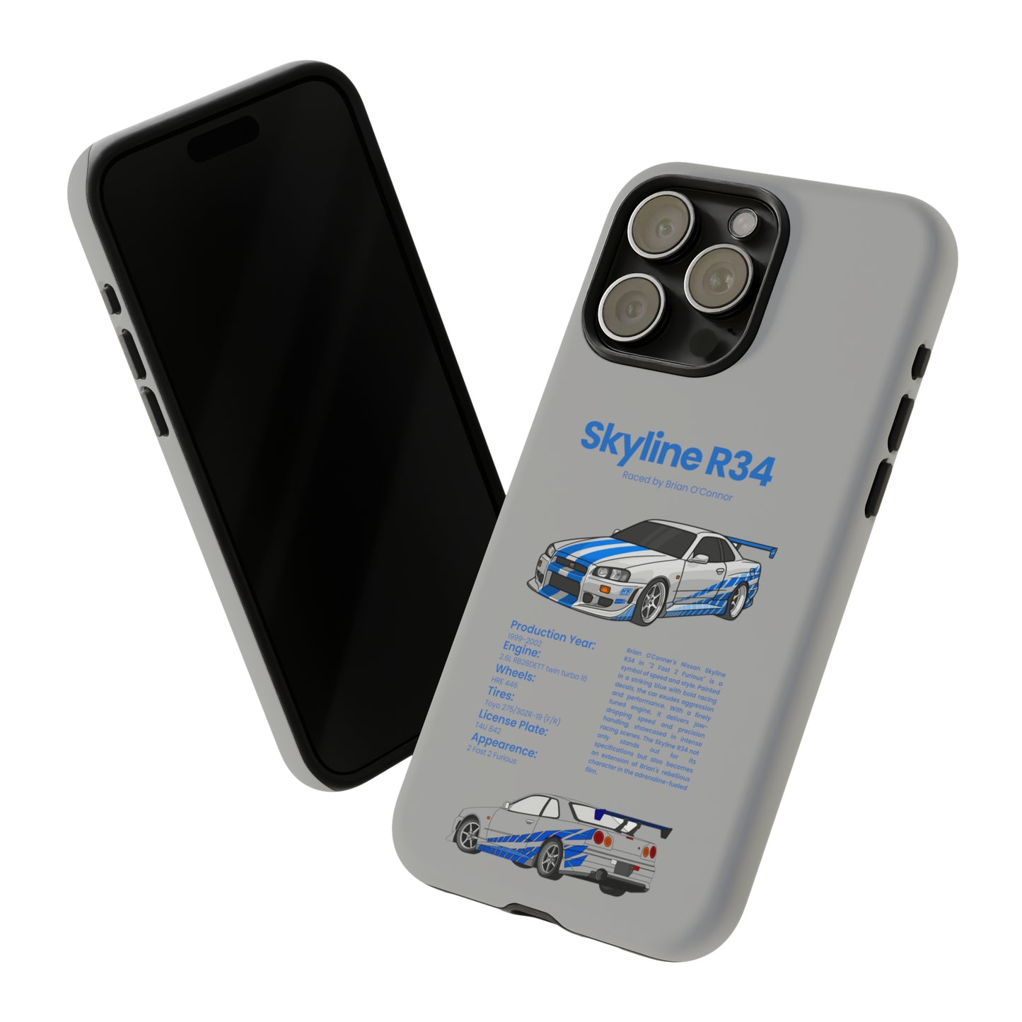 "Skyline R34" Premium Quality Phone Case