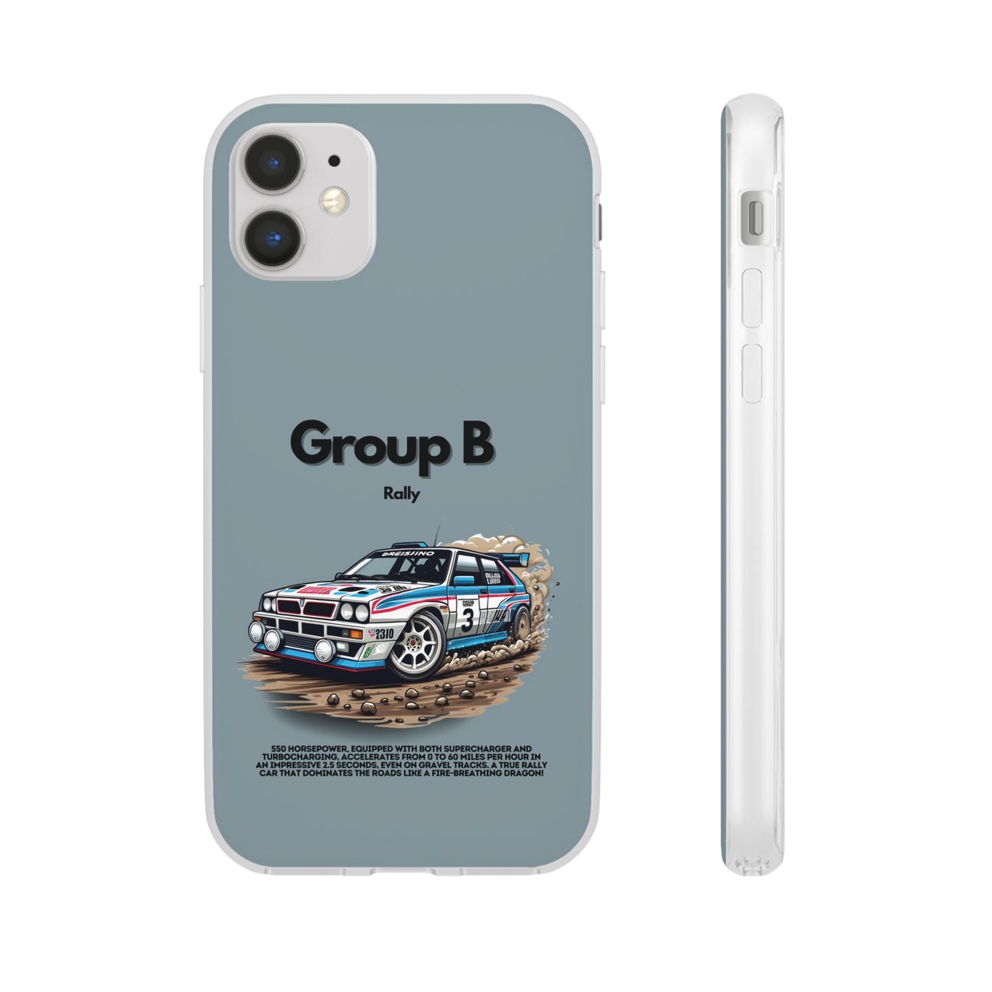 "Group B Rally Delta S4" High Quality Phone Case