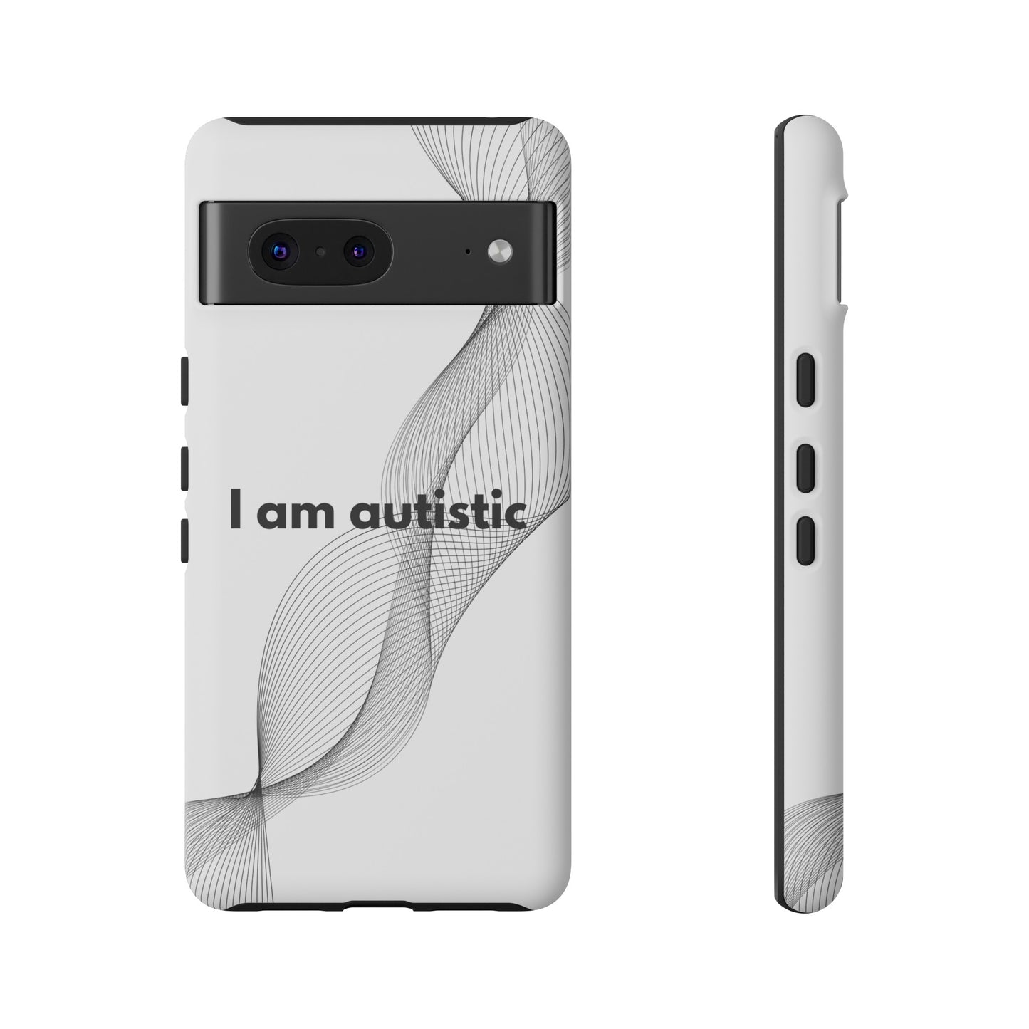 "I am autistic" Premium Quality Phone Case