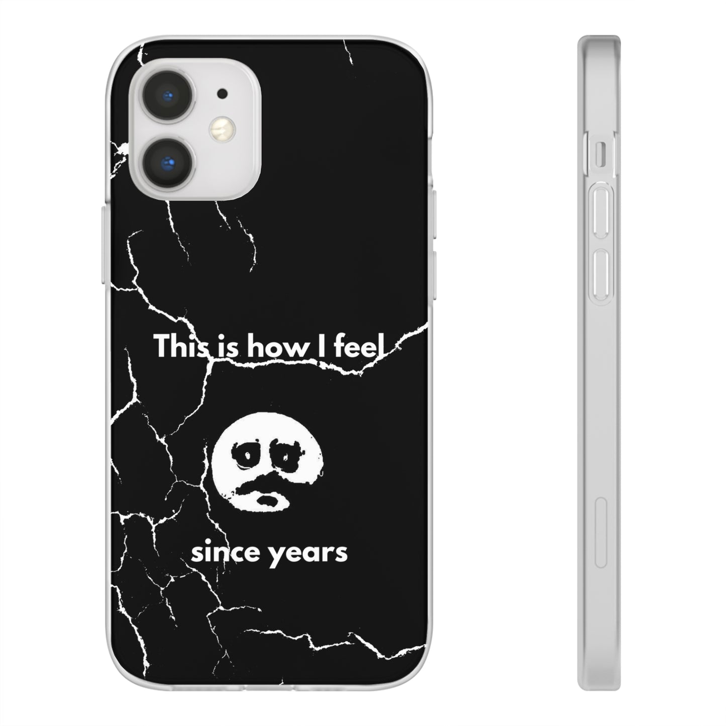 "This is how I feel since years" High Quality Phone Case