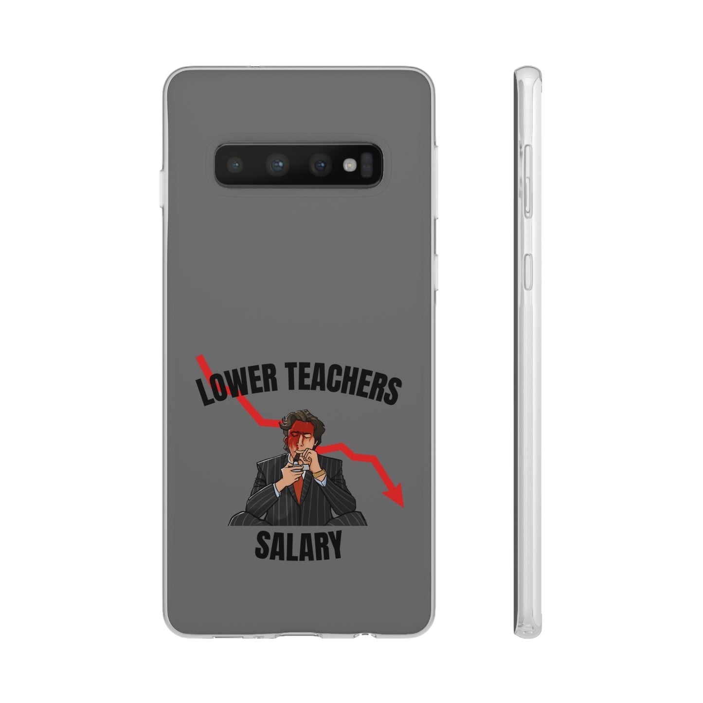 "Lower teachers salary" High Quality Phone Case