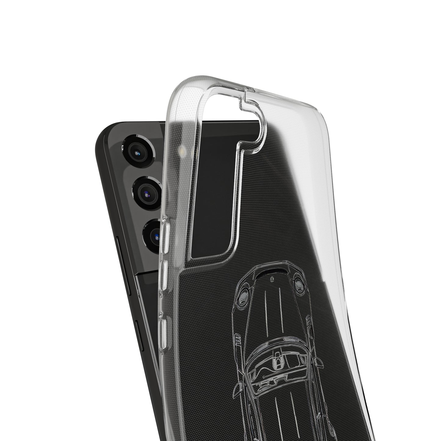 "Car Blueprint" High Quality Phone Case