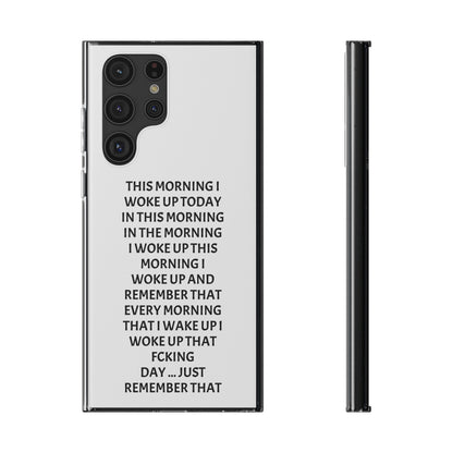 "THIS MORNING" High Quality Phone Case