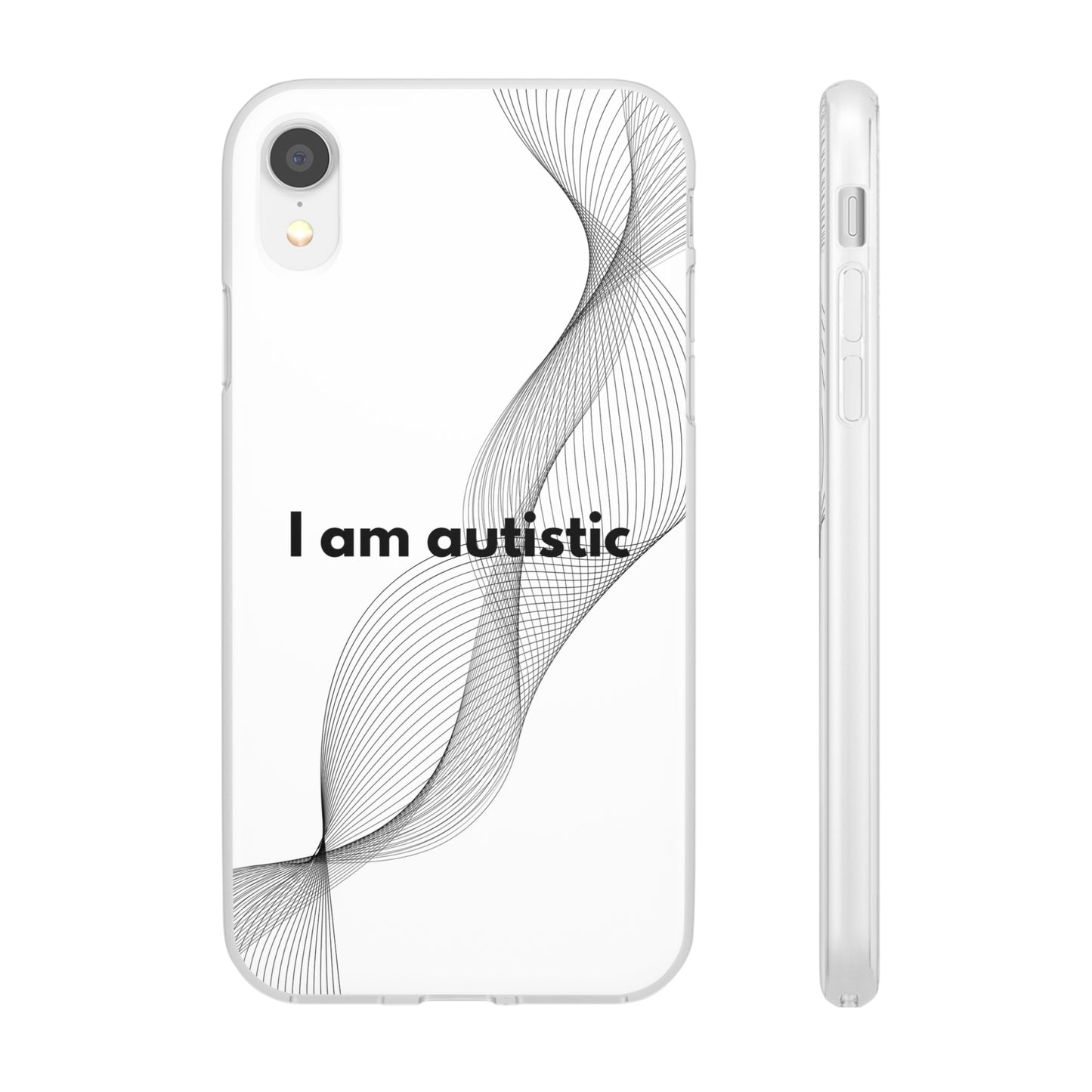 "I am autistic" High Quality Phone Case