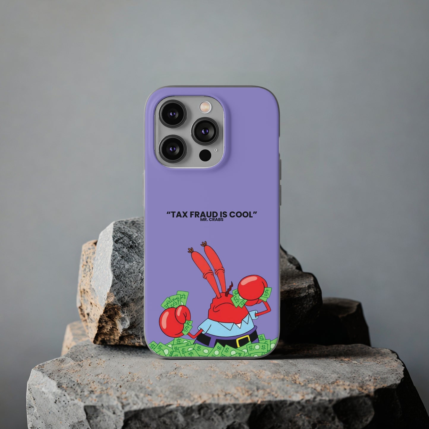 "Tax Fraud is cool" High Quality Phone Case