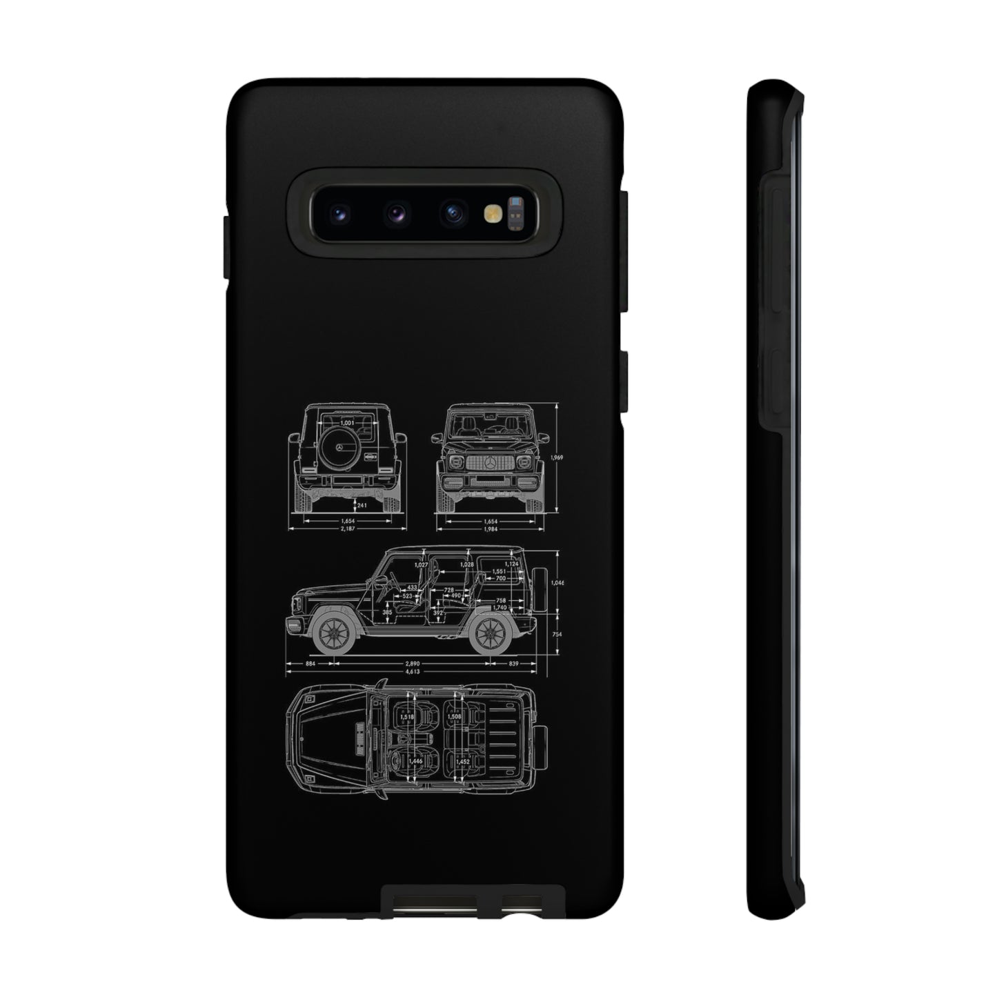 "Wagon Blueprint" Premium Quality Phone Case