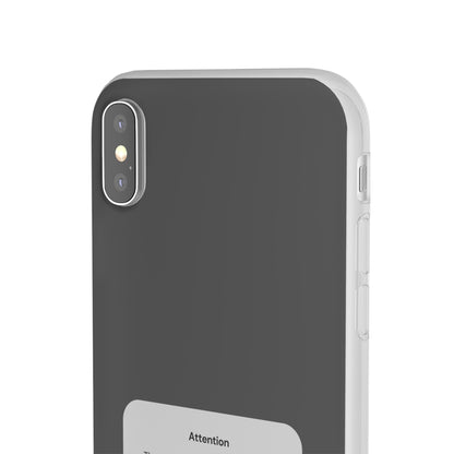 "Attention Notification" High Quality Phone Case