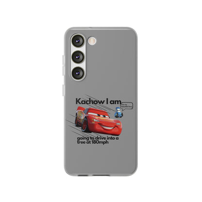 "Kachow into a tree" High Quality Phone Case