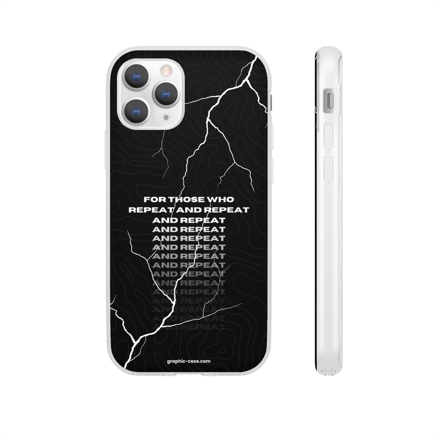 "For those who repeat and repeat..." High Quality Phone Case