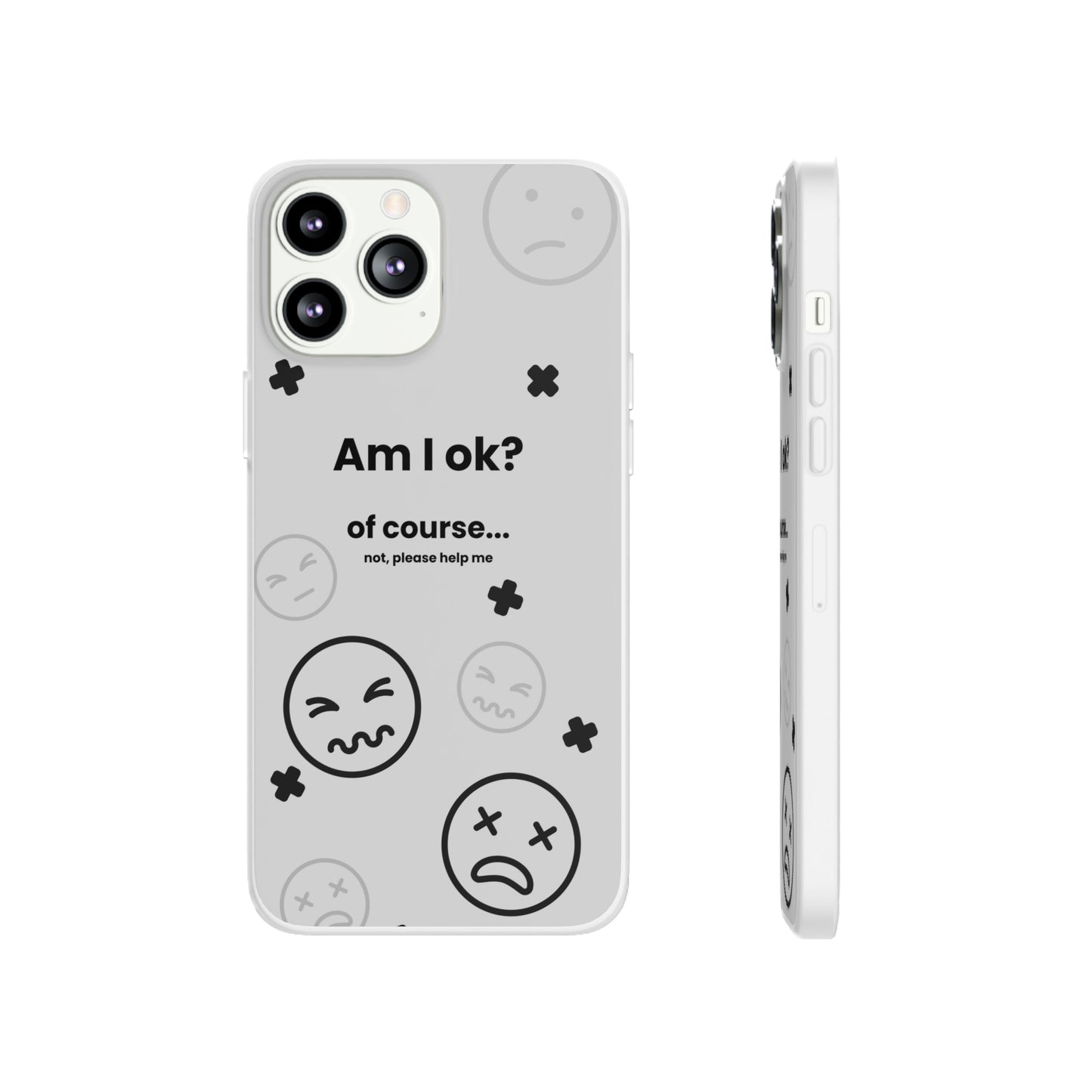 "Am I ok?" High Quality Phone Case