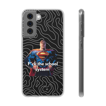 "F*ck the school system" High Quality Phone Case