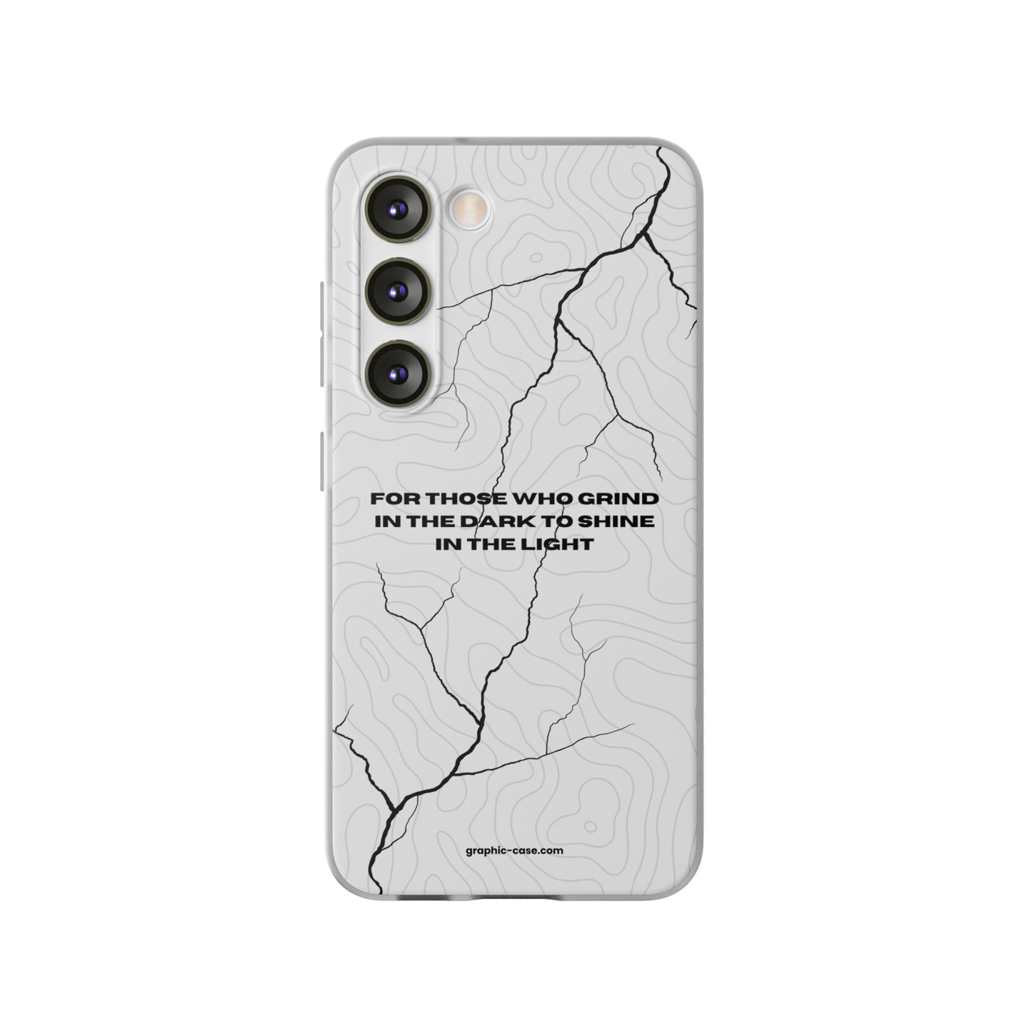 "For those who grind in the dark to shine in the light" High Quality Phone Cases