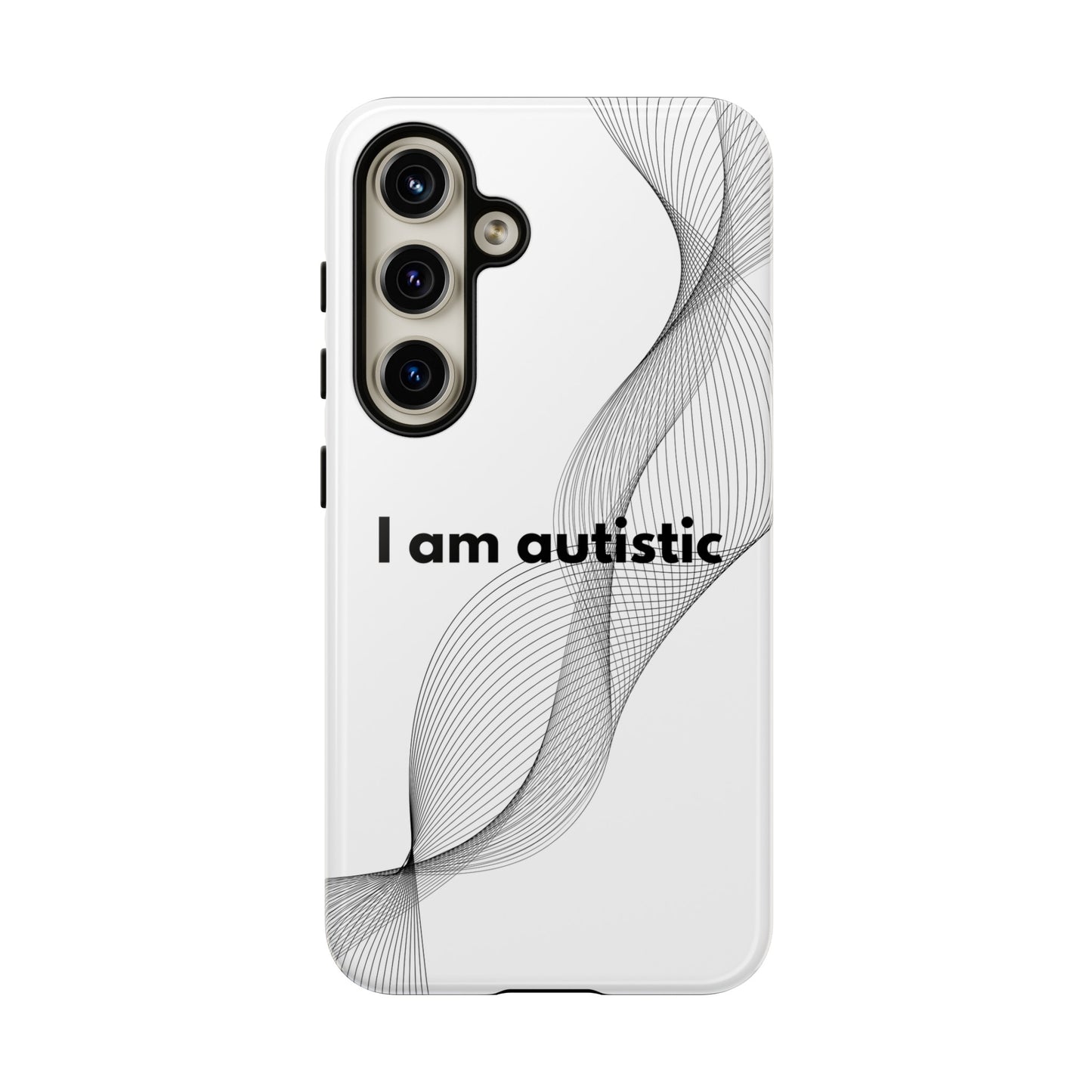 "I am autistic" Premium Quality Phone Case