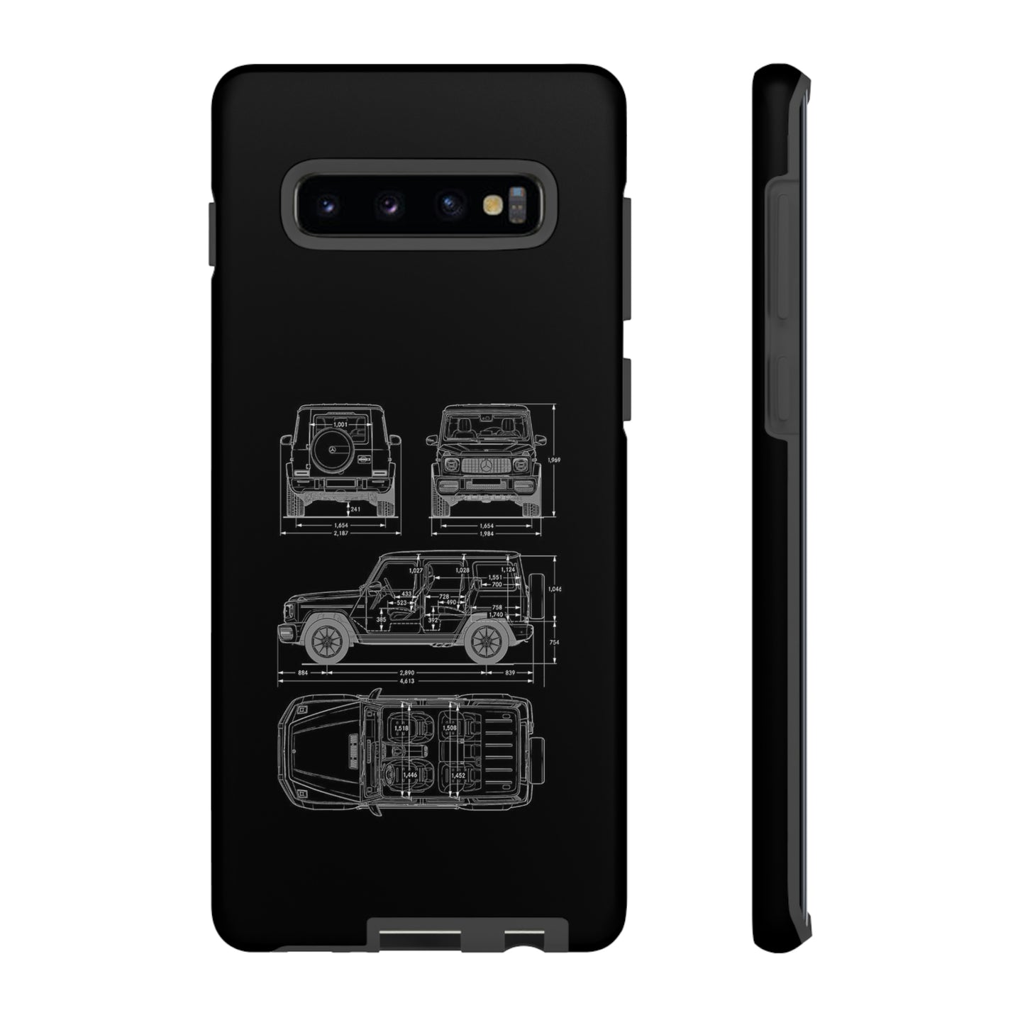 "Wagon Blueprint" Premium Quality Phone Case