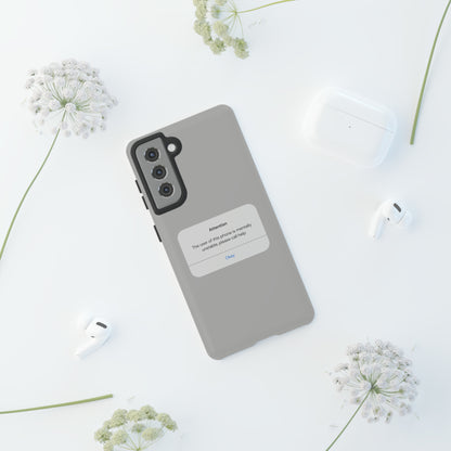 "Attention Notification" Premium Quality Phone Case