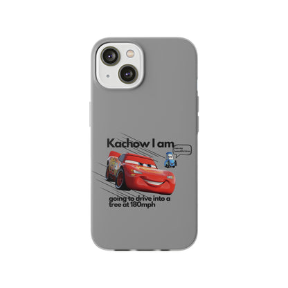 "Kachow into a tree" High Quality Phone Case