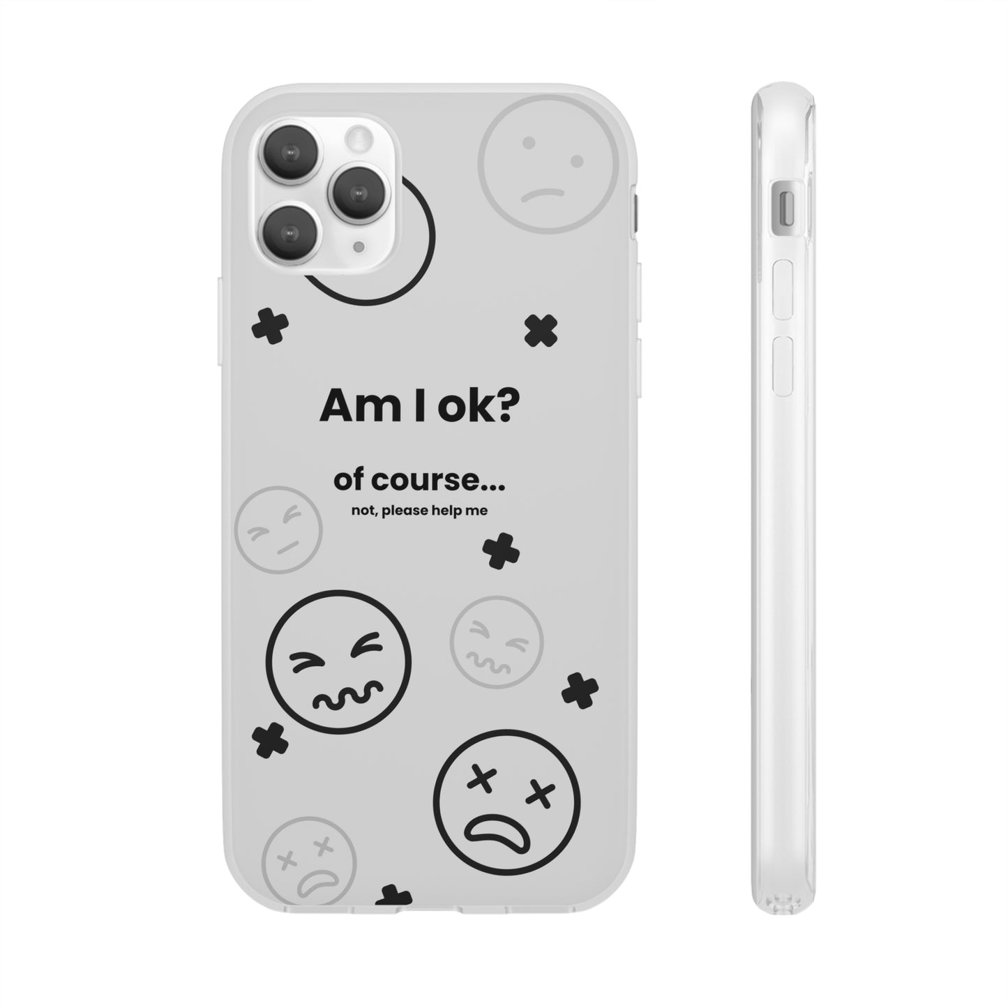 "Am I ok?" High Quality Phone Case