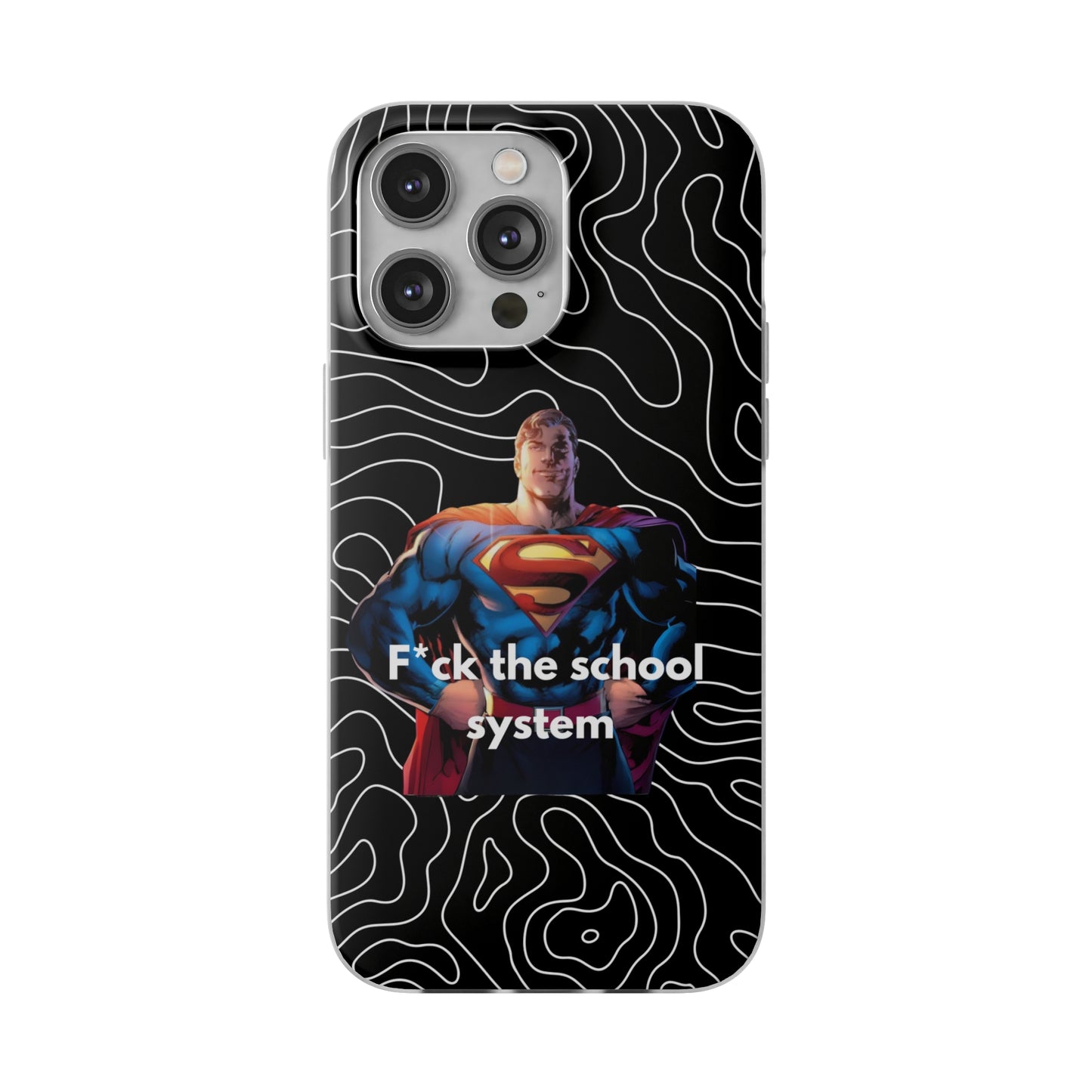 "F*ck the school system" High Quality Phone Case