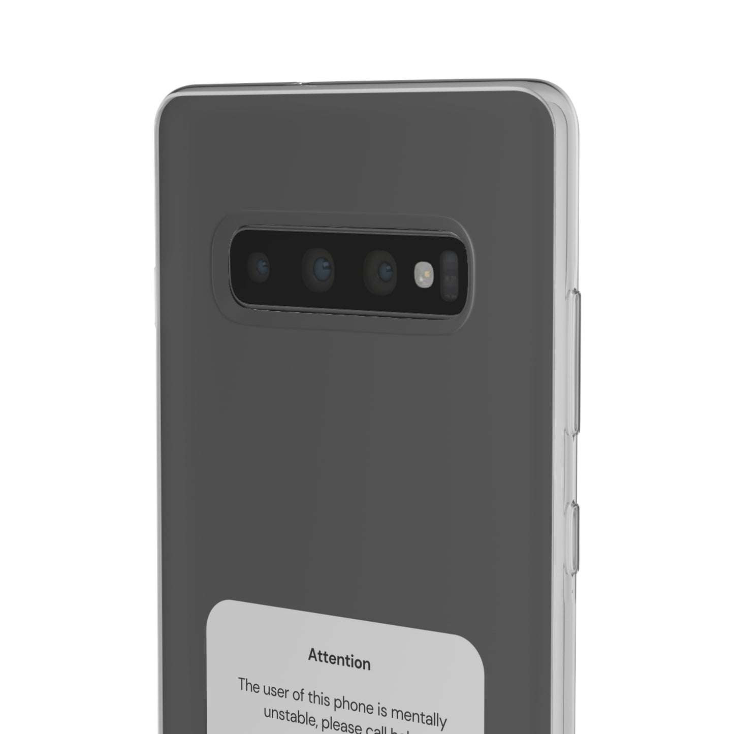 "Attention Notification" High Quality Phone Case