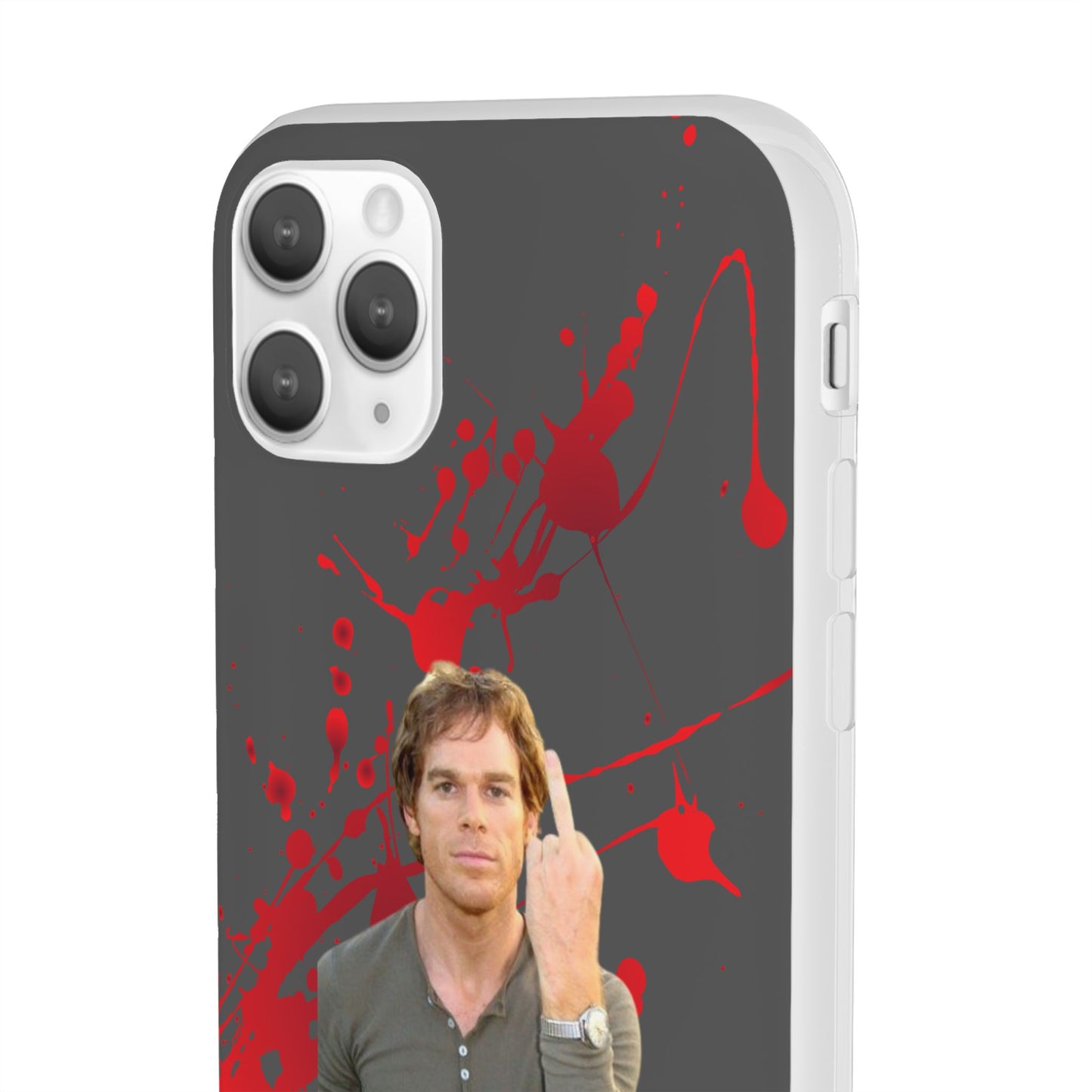 Dexter Middle Finger High Quality Phone Case