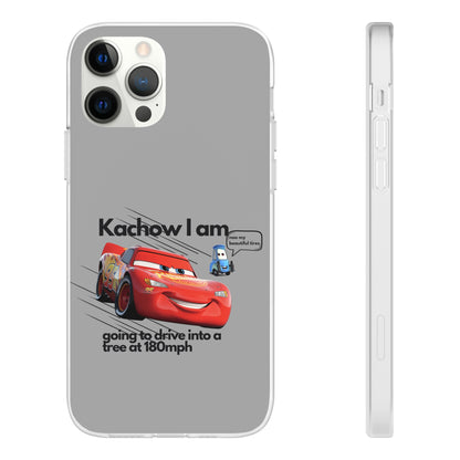 "Kachow into a tree" High Quality Phone Case