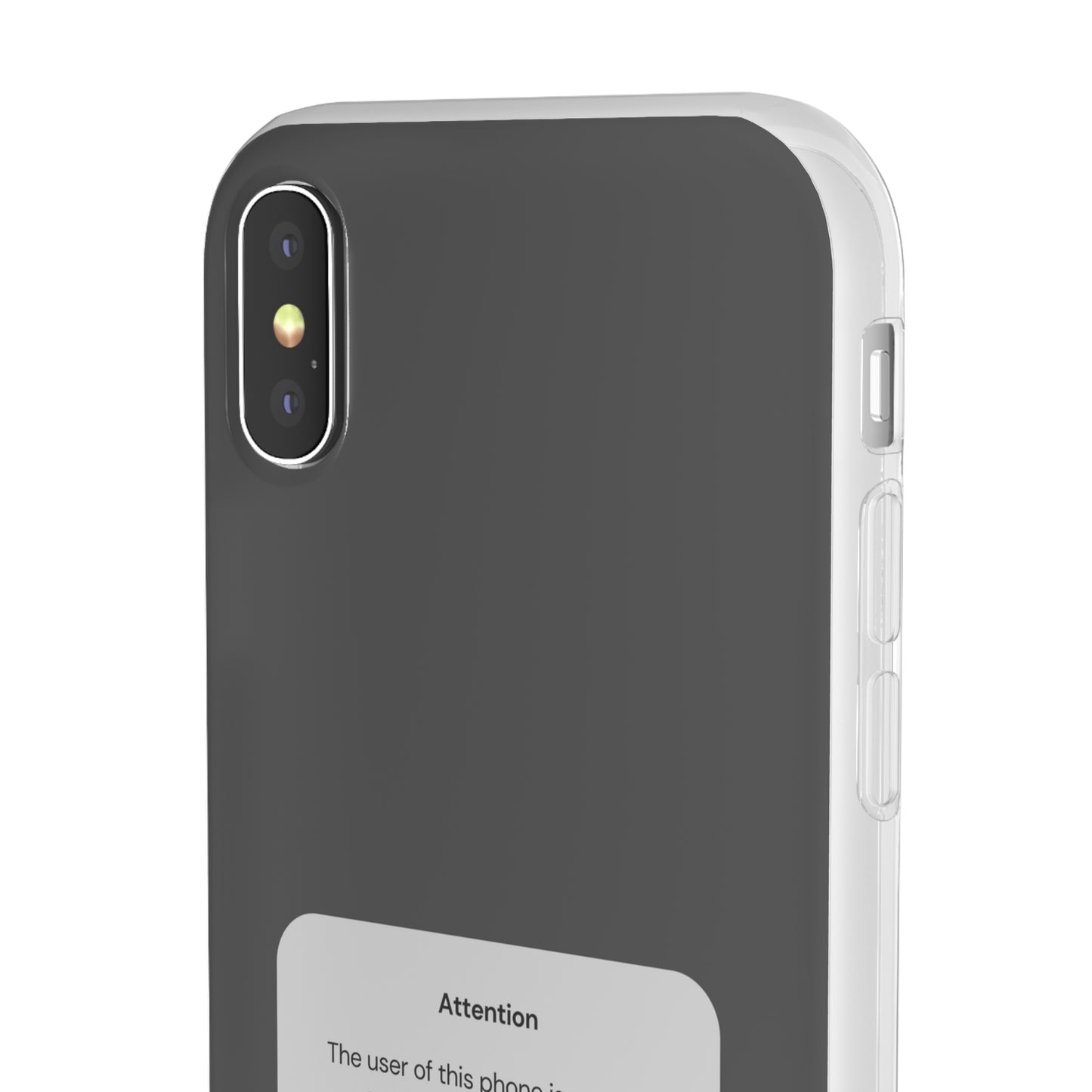 "Attention Notification" High Quality Phone Case