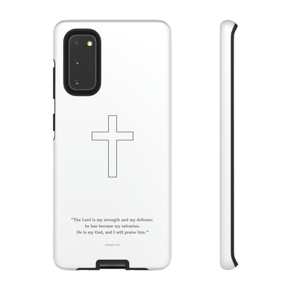 "Exodus 15:2" Premium Quality Phone Case