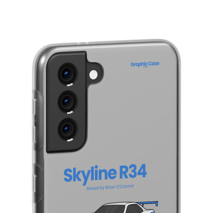 "Skyline R34" High Quality Phone Cases