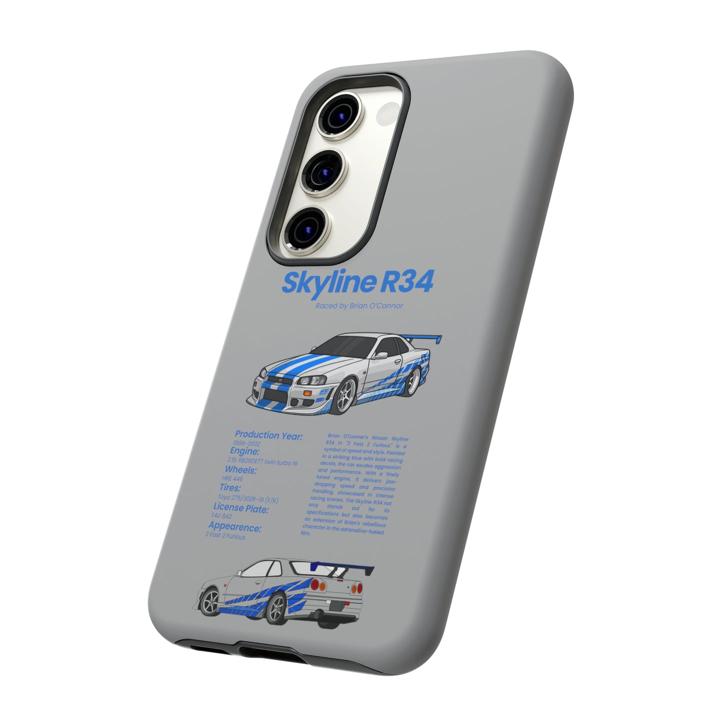 "Skyline R34" Premium Quality Phone Case