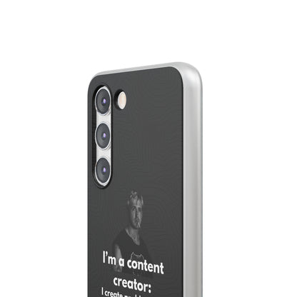 "I'm a content creator" High Quality Phone Case