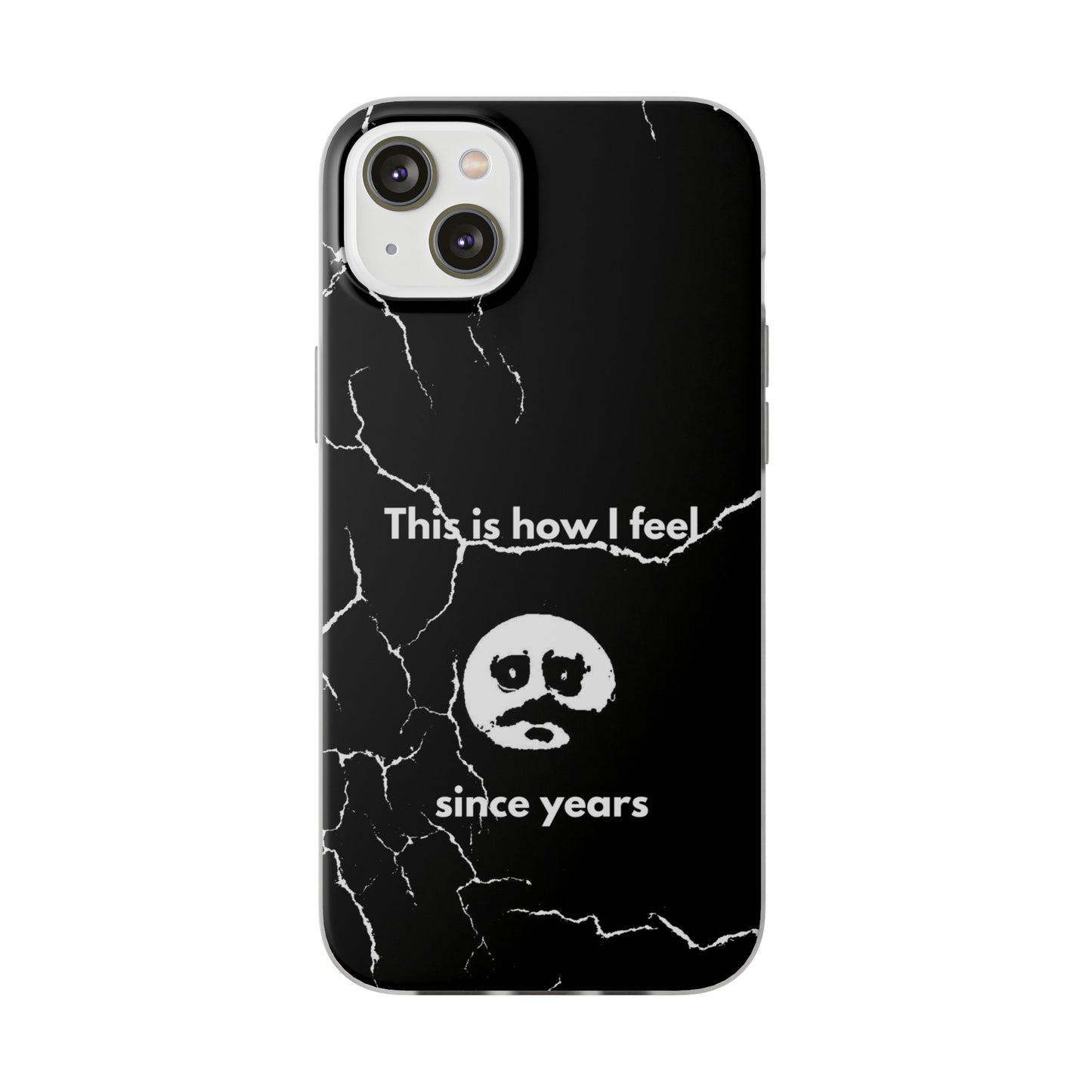 "This is how I feel since years" High Quality Phone Case