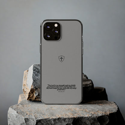 "Psalm 28:7" High Quality Phone Case