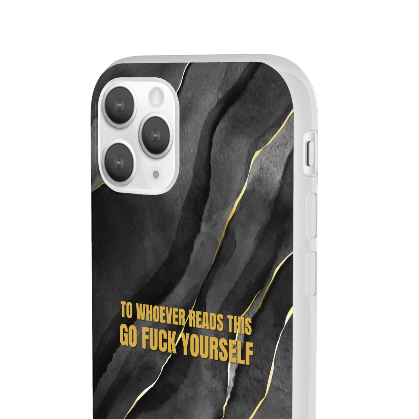 "to whoever reads this, go fuck yourself" High Quality Phone Case