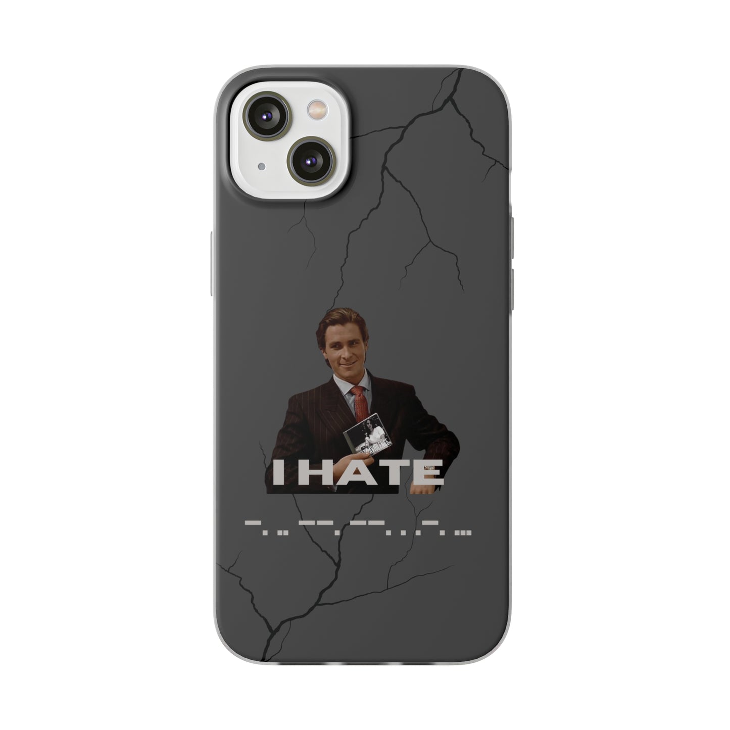 "I hate -. .. --. --. . .-. ... " High Quality Phone Case